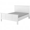 MANON Lit 140x190 cm Blanc - L 160 x P 110 x H 196 cm