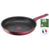 TEFAL G2730202 DAILY CHEF Poele 20cm, Induction, Résistante, Antiadhésive, Facile a nettoyer, Saine, Fabriquée en France