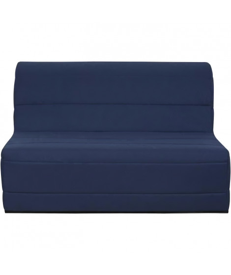 Banquette BZ 140x190 - Tissu bleu marine - MELISSA