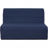 Banquette BZ 140x190 - Tissu bleu marine - MELISSA