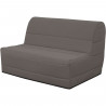 Banquette BZ 140x190 - Tissu taupe - MELISSA