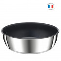 TEFAL L9733502 INGENIO PREFERENCE Sauteuse 24 cm, inox, antiadhésif, poignée vendue séparément, tous feux dont induction,