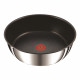 TEFAL L9733502 INGENIO PREFERENCE Sauteuse 24 cm, inox, antiadhésif, poignée vendue séparément, tous feux dont induction,