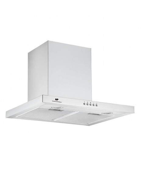 Hotte décorative murale CONTINENTAL EDISON CEH6060IX 60 cm - Inox