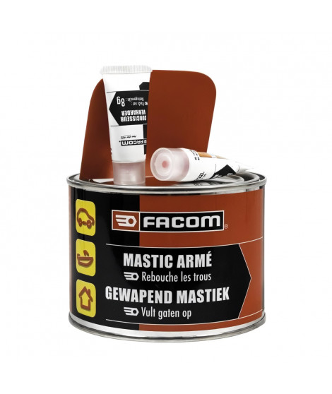 FACOM Mastic armé - Chagé en fibres de verre - 600 g