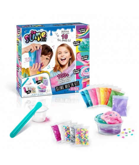 CANAL TOYS - Slime - Mix'in Kit - Pack 10 Slimes