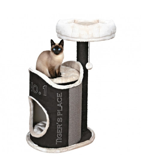 TRIXIE Arbre a chat Susana 90cm - Noir et gris clair