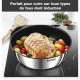 TEFAL INGENIO L925SM14 Batterie de cuisine 22 pieces, Induction, Four, Poeles avec revetement antiadhésif, Casseroles inox, P…