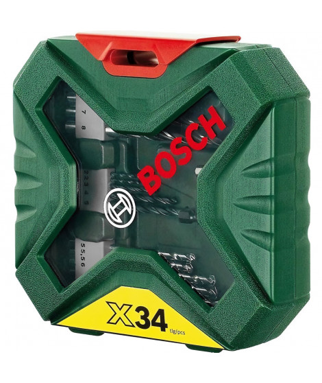 BOSCH Coffret X-Line 34 pieces perçage & vissage