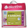 BLANREVE Couette 4 saisons - 140 x 200 cm - Blanc