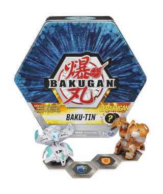 BAKUGAN - COFFRET DE 2 BAKUGAN MYSTERE BAKU-TIN SAISON 3 - 6060138 - Figurines a collectionner - Jeu de récré