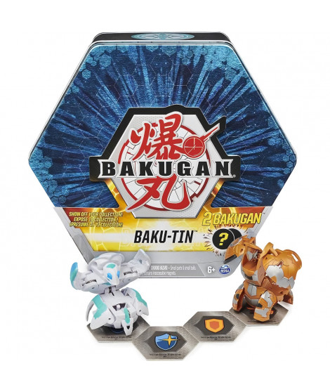 BAKUGAN - COFFRET DE 2 BAKUGAN MYSTERE BAKU-TIN SAISON 3 - 6060138 - Figurines a collectionner - Jeu de récré