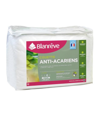 BLANREVE Couette chaude Percale - Anti-acariens - 350g/m² - 140x200cm