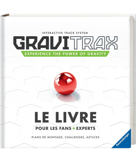 Livre GraviTrax - 110 pages d'astuces et défis - Jeu de construction STEM - Circuit de billes créatif - Ravensburger - des 8 ans