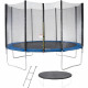 Trampoline MAXI ECO Ø 360 cm Bleu - Avec Filet, Echelle, Couverture de Protection