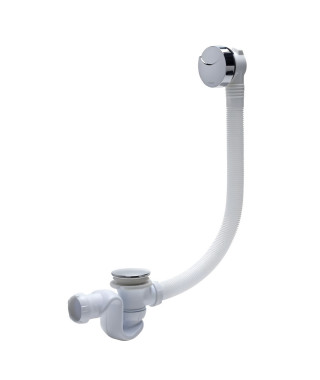 WIRQUIN Vidage de baignoire a câble L700 - Siphon cobra en ABS