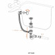 WIRQUIN Vidage de baignoire a câble L700 - Siphon cobra en ABS