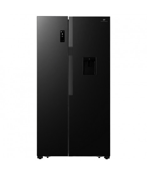 Réfrigérateur américain 519L - L73 x H 189,5 cm - Total No Frost - Noir