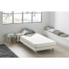 Matelas mousse 90 x 200 cm - DEKO DREAM Kietoa - Confort ferme - Epaisseur 12 cm - Livré roulé