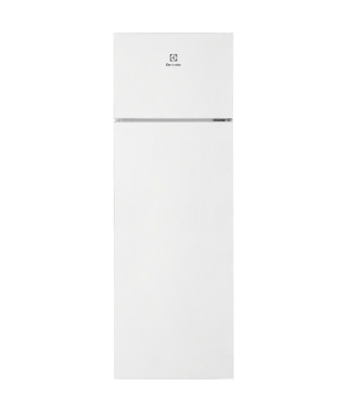 ELECTROLUX LTB1AF28W0 - Réfrigérateur congélateur haut - 281L (240+41) - Froid statique - L55,1cm x H 161cm - Blanc