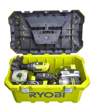 RYOBI Boîte a outils 49 cm - 33 L ( 49 x 29 x 24 cm)