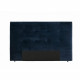 Tete de lit 185 x 120 cm - Velours Bleu Marine - Pour couchage 140 / 160 ou 180 - HERA