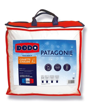 DODO Couette chaude Patagonie blanc - 200x200 cm