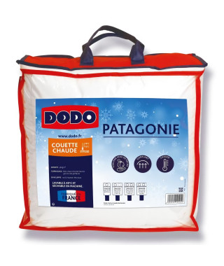 DODO Couette chaude Patagonie Blanc - 220x240 cm