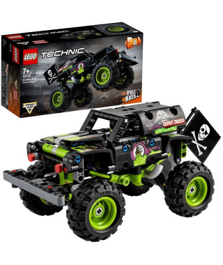 LEGO Technic 42118 Monster Jam Grave Digger Un camion-jouet et un buggy tout-terrain, Jeu de transformation 2-en-1