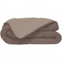 HUDSON Couette légere Microfibre 200g/m² 220x240cm Taupe & Lin