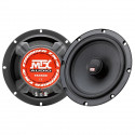 MTX TX465C Haut-parleurs voiture Coaxiaux 2 voies 16,5cm 80W RMS 4O membrane pulpe célulose