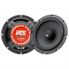 MTX TX465C Haut-parleurs voiture Coaxiaux 2 voies 16,5cm 80W RMS 4O membrane pulpe célulose