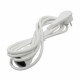 CHACON Prolongateur HO5VVF 3 x 1,5 mm²- 3 m - Avec fiche plate - Blanc