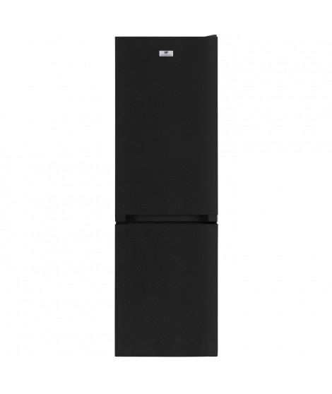 Réfrigérateur congélateur bas CONTINENTAL EDISON CEFC291NFIXB 291 L Total No Frost  L 59,5 cm x H 186 cm Inox noir