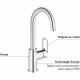 GROHE - Mitigeur monocommande Lavabo - Taille L