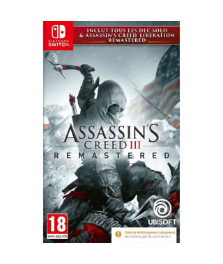 Assassin's Creed 3 + Assassin's Creed Liberation Remaster (Code dans la boite) Jeu Switch