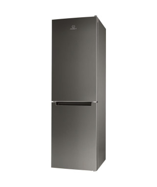 INDESIT LI8SN1EX - Réfrigérateur congélateur bas 328 L (230 + 98) - Froid statique - L 59,5 cm x H 188,9 cm - SILVER