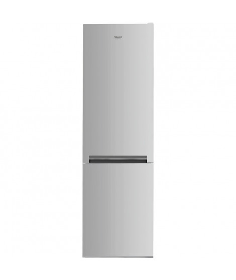 HOTPOINT H8 A1E S - Réfrigérateur congélateur bas - 338L (227+111) - Froid brassé - F - L 60cm x H 189cm - Silver