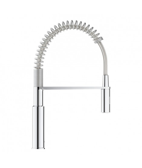 GROHE Robinet évier de cuisine Get, mitigeur monocommande 2 jets, robinet avec douchette extractible professionnelle, 30361000