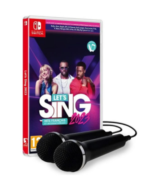 Let's Sing 2023 + 2 Micros Jeu Switch