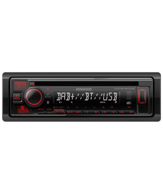 Autoradio CD - USB - Bluetooth - DAB+ - Eclairage rouge - JVC