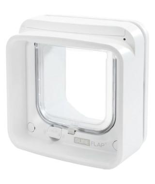 SUREFLAP Chatiere Connect a puce électronique - iDSCFWT - Blanc