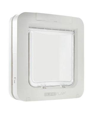 SUREFLAP Grande chatiere a puce électronique blanc