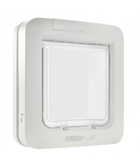 SUREFLAP Grande chatiere a puce électronique blanc