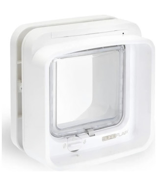 SUREFLAP DualScan Chatiere a puce électronique blanc