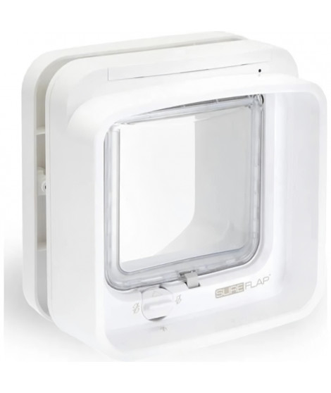 SUREFLAP DualScan Chatiere a puce électronique blanc