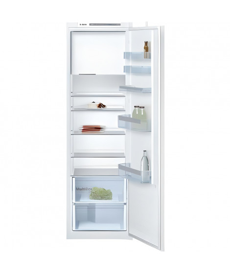 BOSCH KIL82VSF0 Réfrigérateur 1 porte intégrable - 286L (252+34) - SER4 - 177x56cm - Blanc