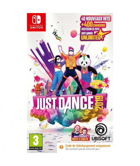 JUST DANCE 2019 Jeu Switch (Code de téléchargement)