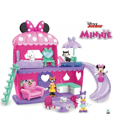 Minnie, La Maison de Minnie, 13 pieces, Figurines et accessoires, Jouet pour enfants des 3 ans, MCN22