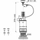 WIRQUIN Mécanisme de WC MD² - Simple poussoir a câble